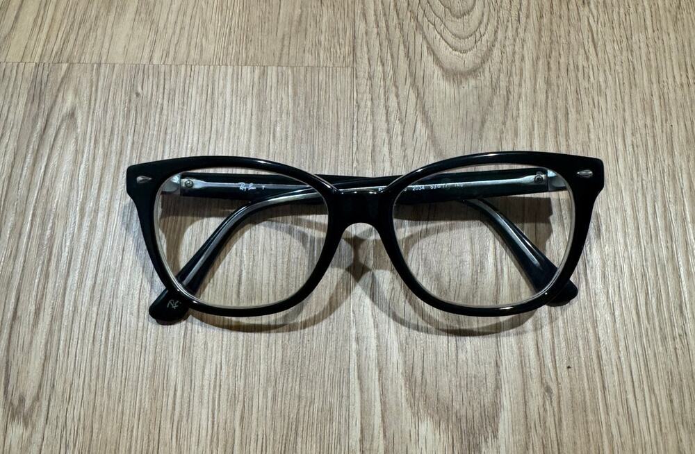 RAY-BAN Black Plastic Prescription Frames